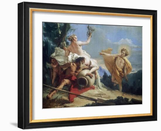 Apollo Pursuing Daphne, C1755-1760-Giovanni Battista Tiepolo-Framed Giclee Print