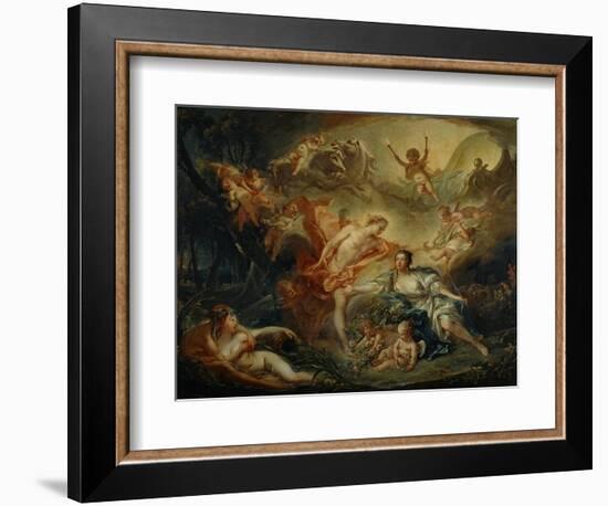 Apollo Revealing His Divinity to the Shepherdess Issa-Francois Boucher-Framed Giclee Print