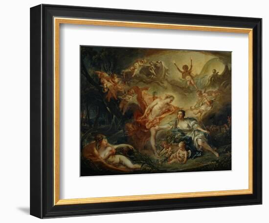 Apollo Revealing His Divinity to the Shepherdess Issa-Francois Boucher-Framed Giclee Print