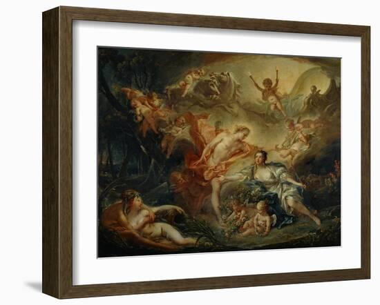 Apollo Revealing His Divinity to the Shepherdess Issa-Francois Boucher-Framed Giclee Print