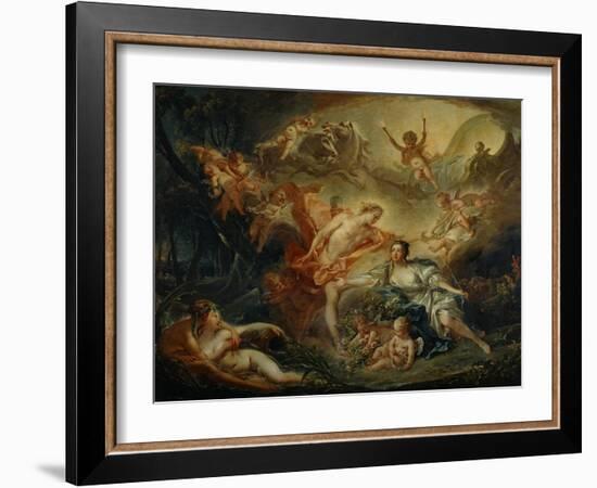 Apollo Revealing His Divinity to the Shepherdess Issa-Francois Boucher-Framed Giclee Print