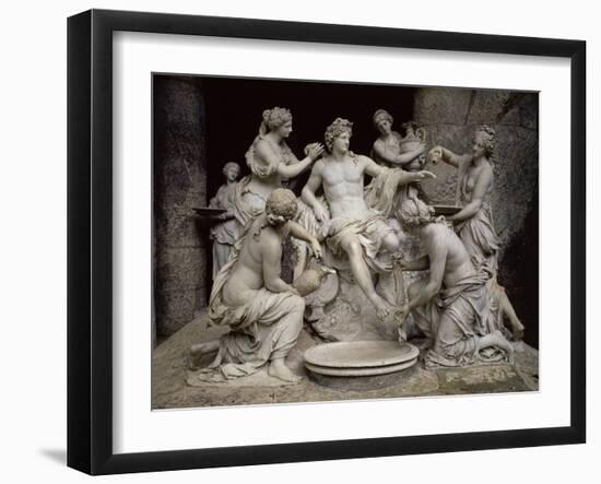 Apollo Served by the Nymphs-François Girardon-Framed Giclee Print