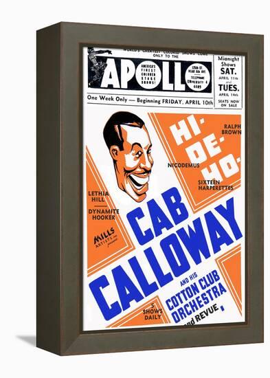 Apollo Theatre: Cab Calloway, Nicodemus, Sixteen Harperettes, Lethia Hill, and Dynamite Hooker-null-Framed Stretched Canvas