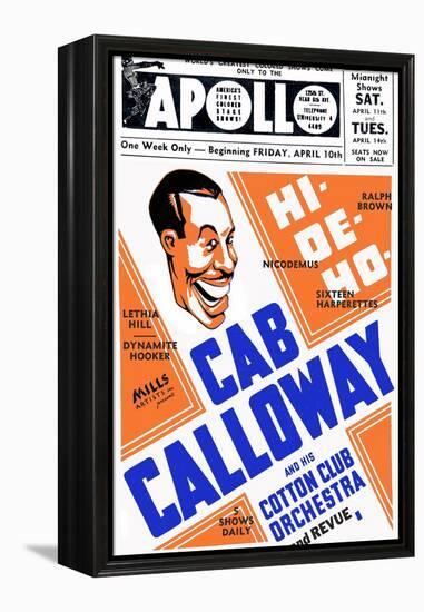 Apollo Theatre: Cab Calloway, Nicodemus, Sixteen Harperettes, Lethia Hill, and Dynamite Hooker-null-Framed Stretched Canvas