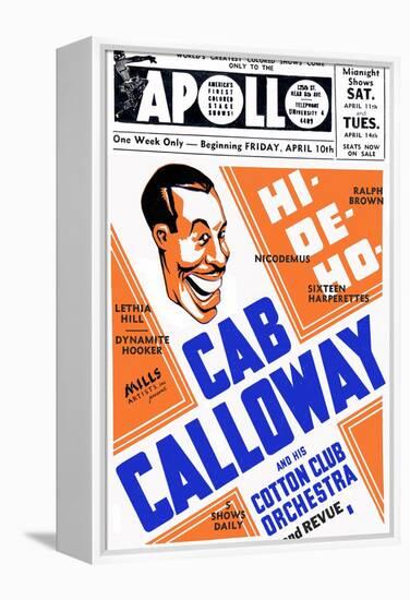 Apollo Theatre: Cab Calloway, Nicodemus, Sixteen Harperettes, Lethia Hill, and Dynamite Hooker-null-Framed Stretched Canvas