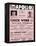 Apollo Theatre  Handbill: Chick Webb, Ella Fitzgerald, Cook and Brown, Wolford's Pets and More-null-Framed Stretched Canvas