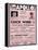 Apollo Theatre  Handbill: Chick Webb, Ella Fitzgerald, Cook and Brown, Wolford's Pets and More-null-Framed Stretched Canvas