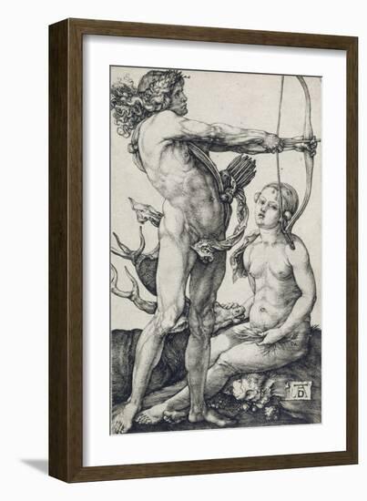 Apollo und Diana. Um 1503 - 04-Albrecht Durer-Framed Giclee Print