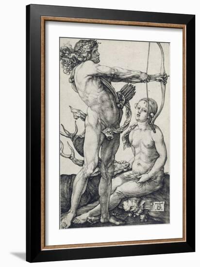 Apollo und Diana. Um 1503 - 04-Albrecht Durer-Framed Giclee Print