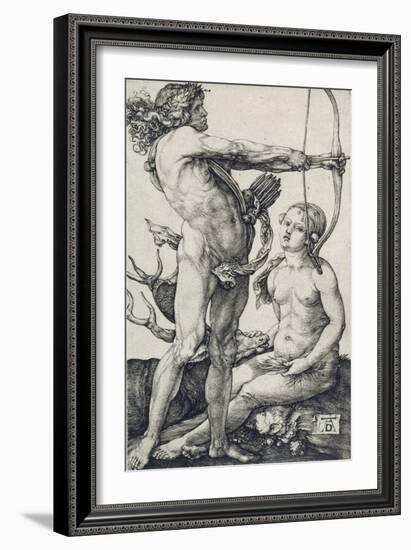 Apollo und Diana. Um 1503 - 04-Albrecht Durer-Framed Giclee Print