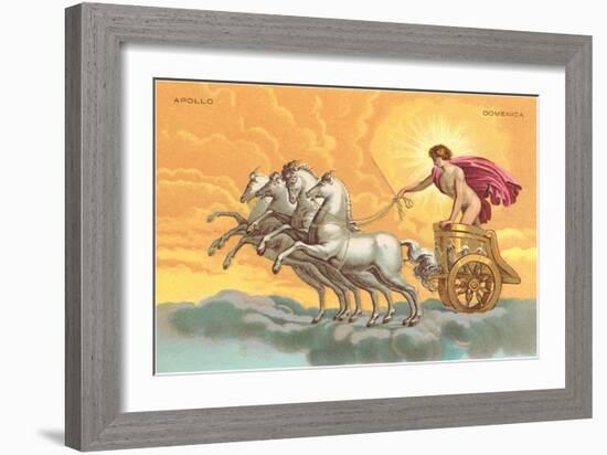 Apollo with Chariot-null-Framed Art Print