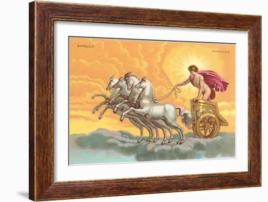 Apollo with Chariot-null-Framed Art Print