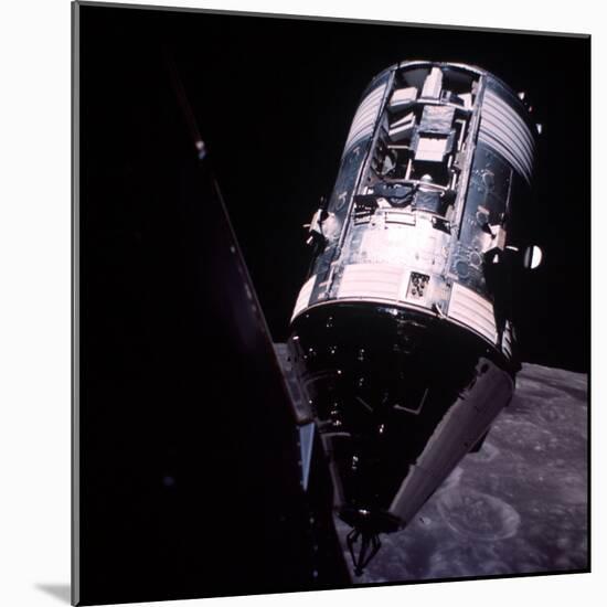 Apollo Xvii Command Ship and Service Module During Lunar Mission-null-Mounted Photographic Print