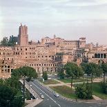 View of Trajans Market from the Forum of Trajan-Apollodorus of Damascus-Mounted Photographic Print