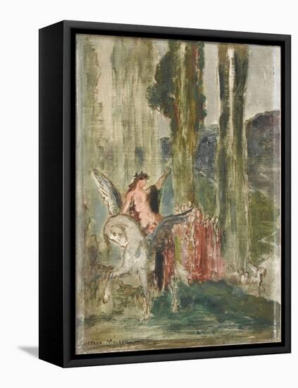 Apollon et Pégase-Gustave Moreau-Framed Premier Image Canvas