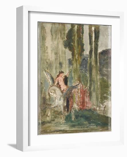 Apollon et Pégase-Gustave Moreau-Framed Giclee Print