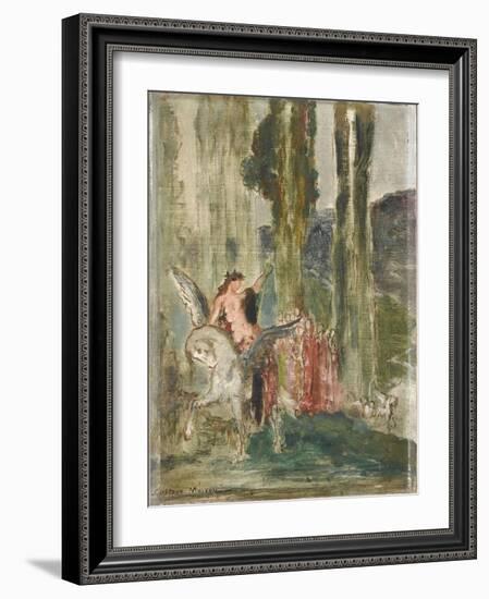 Apollon et Pégase-Gustave Moreau-Framed Giclee Print