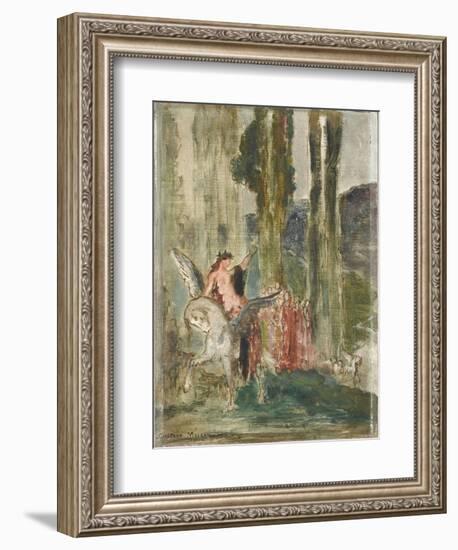 Apollon et Pégase-Gustave Moreau-Framed Giclee Print