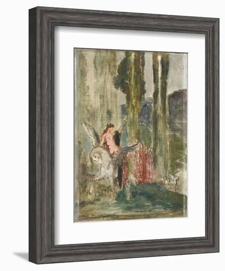 Apollon et Pégase-Gustave Moreau-Framed Giclee Print