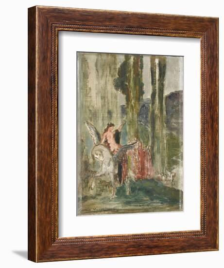 Apollon et Pégase-Gustave Moreau-Framed Giclee Print