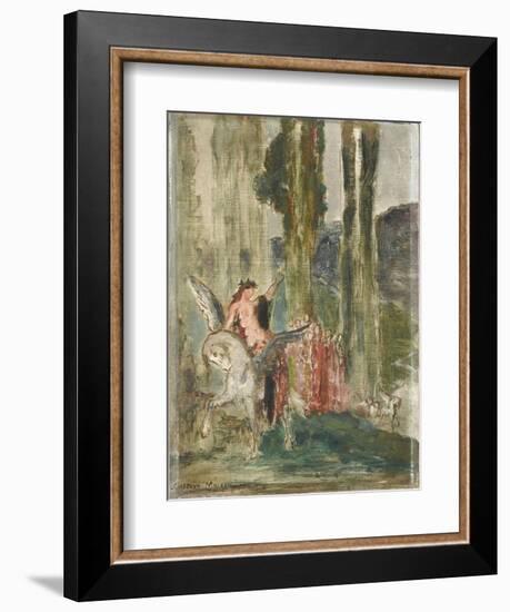 Apollon et Pégase-Gustave Moreau-Framed Giclee Print