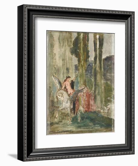 Apollon et Pégase-Gustave Moreau-Framed Giclee Print