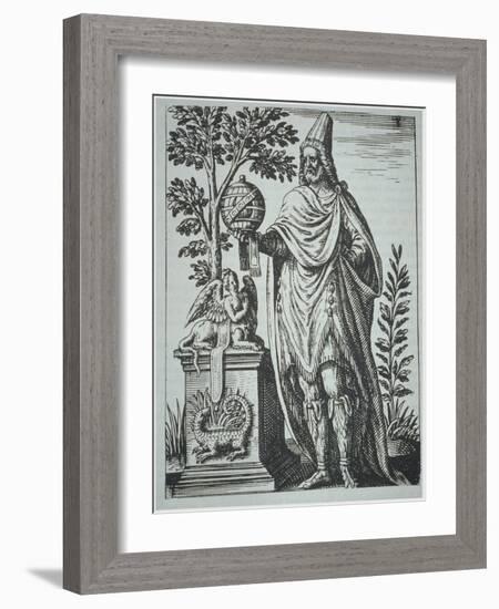 Apollonius of Tyana Book Illustration-Johann Theodor de Bry-Framed Giclee Print