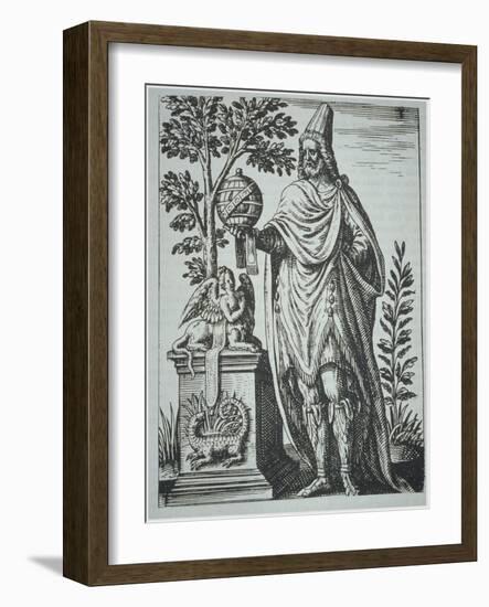 Apollonius of Tyana Book Illustration-Johann Theodor de Bry-Framed Giclee Print