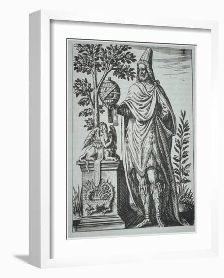 Apollonius of Tyana Book Illustration-Johann Theodor de Bry-Framed Giclee Print