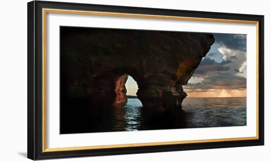 Apostle Islands Sea Cave-Steve Gadomski-Framed Photographic Print