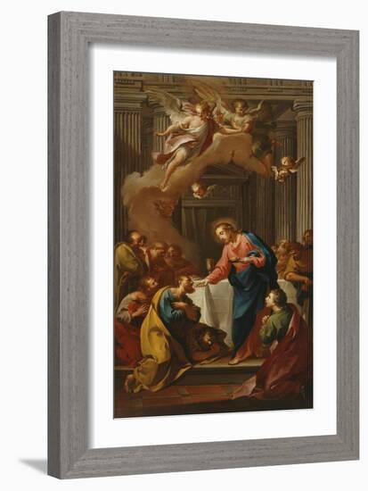 Apostles' Communion, 17th Century, Italy-Italian School-Framed Giclee Print