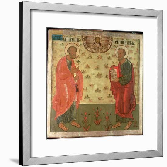 Apostles Peter and Paul, 1708-Feoktist Klimentov-Framed Giclee Print