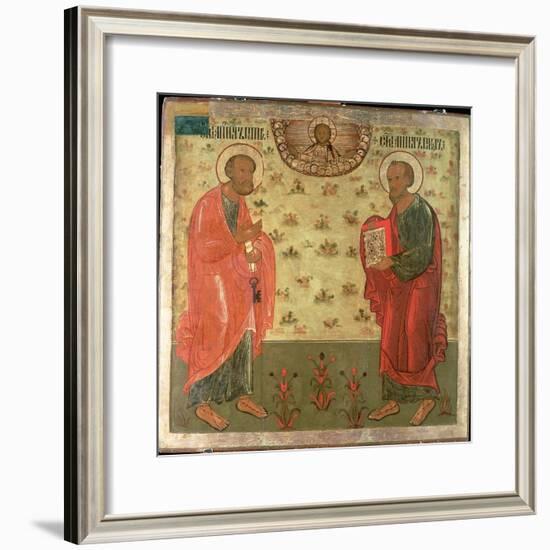 Apostles Peter and Paul, 1708-Feoktist Klimentov-Framed Giclee Print