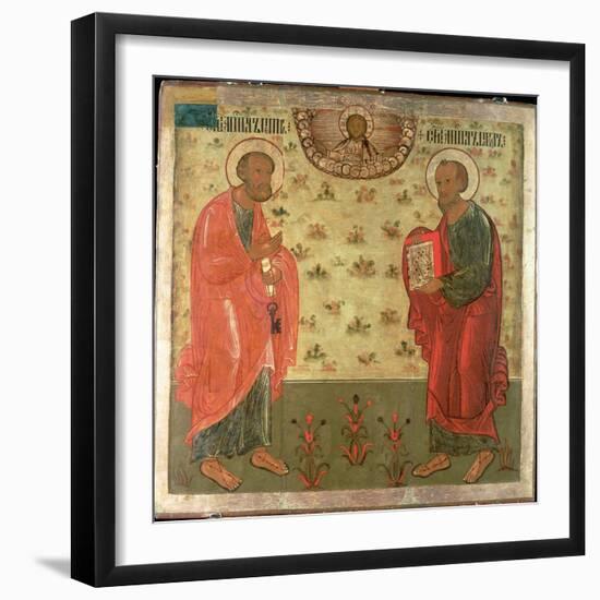 Apostles Peter and Paul, 1708-Feoktist Klimentov-Framed Giclee Print