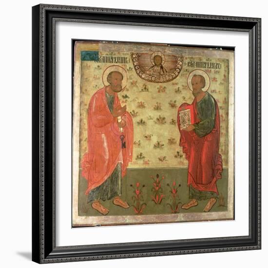 Apostles Peter and Paul, 1708-Feoktist Klimentov-Framed Giclee Print