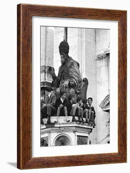 Apostolic Pilgrimage of Pope John XXIII to Loreto-Sergio del Grande-Framed Giclee Print