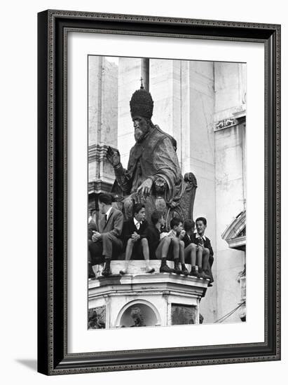 Apostolic Pilgrimage of Pope John XXIII to Loreto-Sergio del Grande-Framed Giclee Print