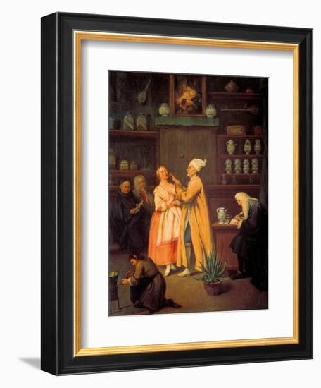 Apothecary-Pietro Longhi-Framed Art Print