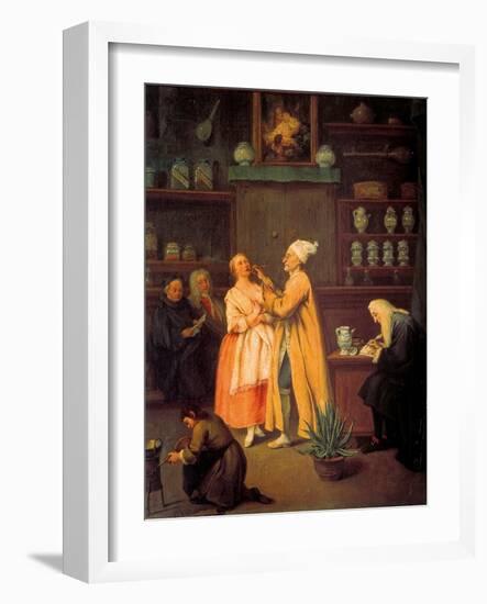 Apothecary-Pietro Longhi-Framed Art Print