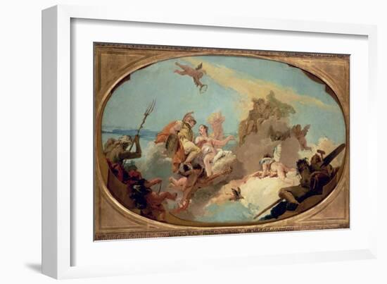 Apotheosis of Admiral Vittor Pisani-Giovanni Battista Tiepolo-Framed Giclee Print