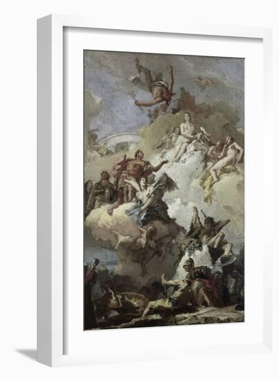 Apotheosis of Aeneas-Giovanni Battista Tiepolo-Framed Giclee Print