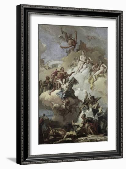 Apotheosis of Aeneas-Giovanni Battista Tiepolo-Framed Giclee Print
