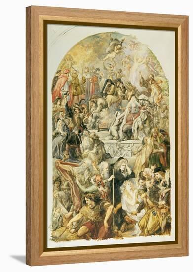 Apotheosis of Shakespeare's Characters, 1871-Sir John Gilbert-Framed Premier Image Canvas