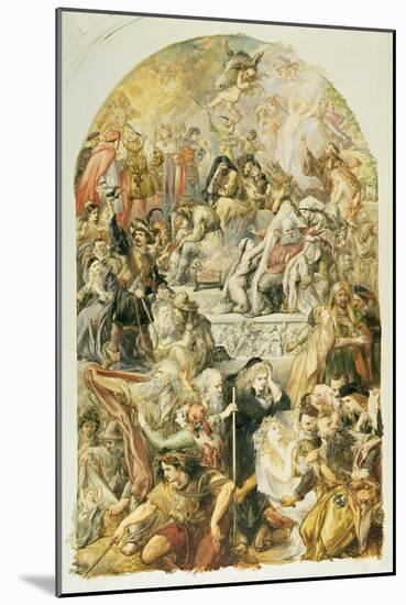 Apotheosis of Shakespeare's Characters, 1871-Sir John Gilbert-Mounted Giclee Print