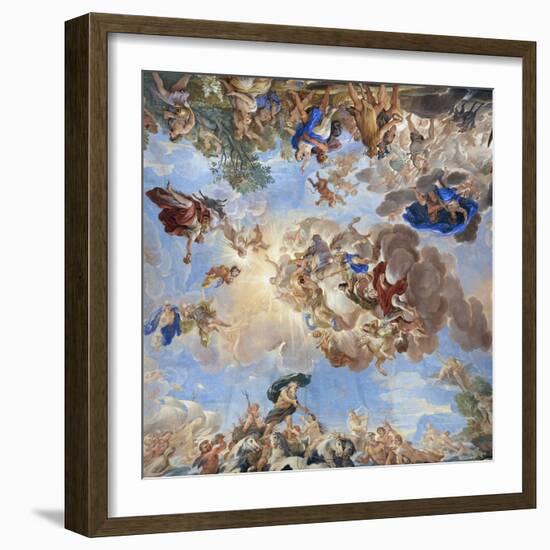 Apotheosis of the Medici Dynasty-Luca Giordano-Framed Giclee Print