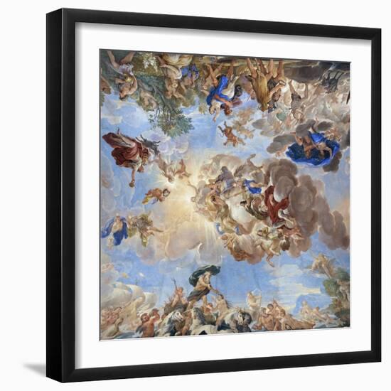 Apotheosis of the Medici Dynasty-Luca Giordano-Framed Giclee Print