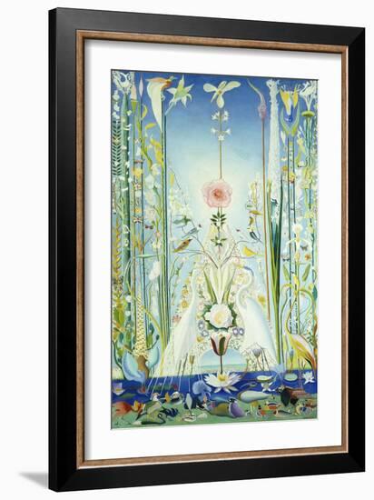 Apotheosis of the Rose, (Oil on Canvas)-Joseph Stella-Framed Giclee Print