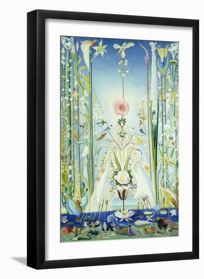 Apotheosis of the Rose, (Oil on Canvas)-Joseph Stella-Framed Giclee Print