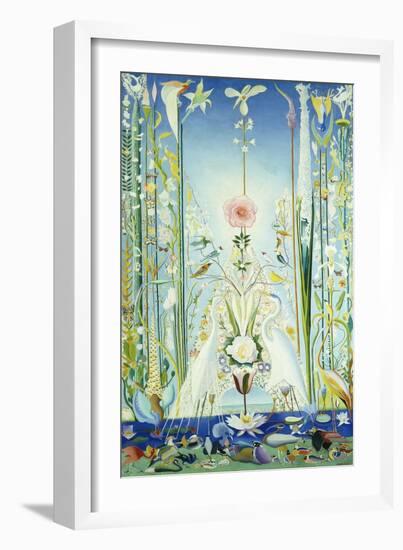 Apotheosis of the Rose, (Oil on Canvas)-Joseph Stella-Framed Giclee Print