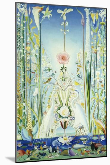 Apotheosis of the Rose, (Oil on Canvas)-Joseph Stella-Mounted Giclee Print